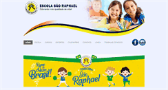 Desktop Screenshot of escolasaoraphael.com.br